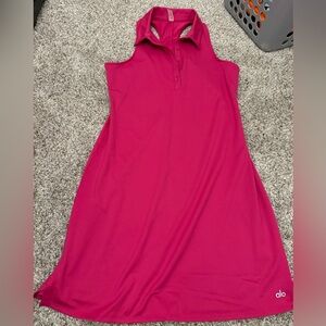 Euc alo yoga athletic dress size large hot pink